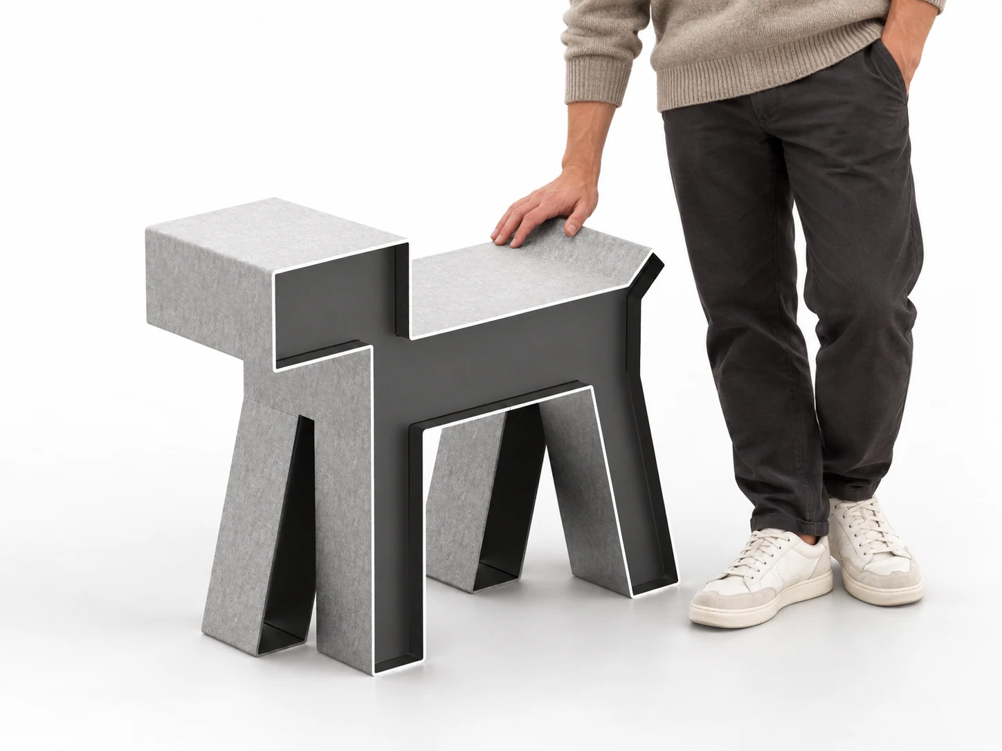 Human interaction with product